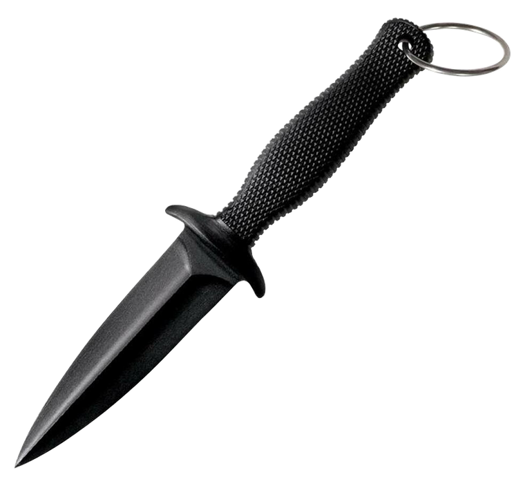 Cold Steel CS-92FBB FGX Boot Blade II 3.25" Fixed Plain Black Griv-Ex Blade/Black Checkered Kray-Ex Handle                                                                                              