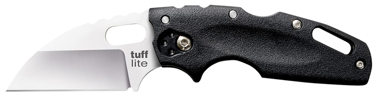 Cold Steel CS20LTZ Tuff Lite  2.50" Folding Sheepsfoot Plain AUS-8A SS Blade, 3.50" Black Textured Griv-Ex Handle                                                                                       