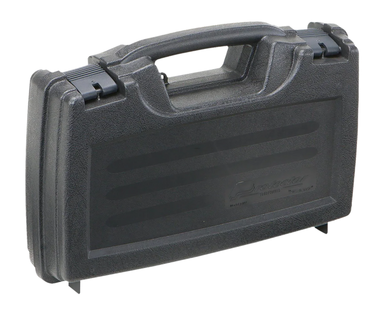 Plano 140300 Protector Pistol Case Black Polymer Holds Handgun                                                                                                                                          