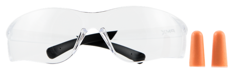 Pyramex PYS2510SDP Zteck Combo Adult Clear Lens Polycarbonate Clear Frame                                                                                                                               