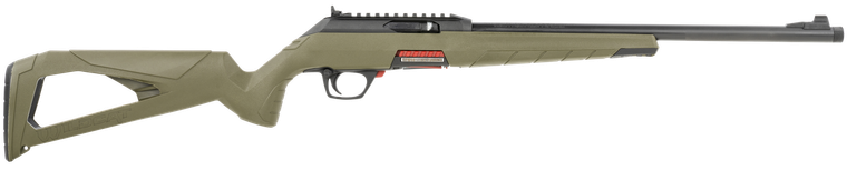 Winchester Repeating Arms 521140102 Wildcat  22 LR 10+1 18", Matte Black Barrel/Rec, Skeletonized OD Green Stock, Ghost Ring Sight, Suppressor Ready                                                    