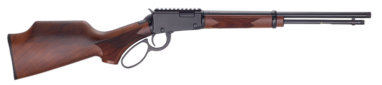 Henry H001PGHR22 Sporter Carbine 22 S/L/LR 13/14/18+1 16.50" Blued Threaded Barrel, Black Aluminum Receiver w/Picatinny Rail, American Walnut Fixed w/Pistol Grip Stock                                 