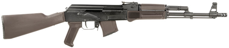 Arsenal SAM7R 7.62x39mm 10+1 16.25" Black Steel Threaded Barrel, Black Steel Receiver, Plum Synthetic Fixed Stock & Polymer Grip