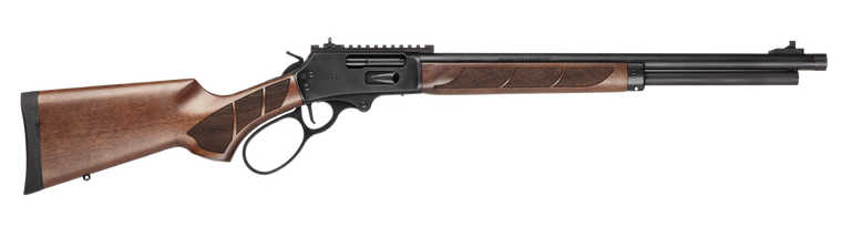 Smith & Wesson 14384 1854  45-70 Gov 6+1 20" Black Armornite Threaded Barrel, Black Armornite Picatinny Rail Receiver w/Picatinny Rail, Fixed Walnut w/Textured Grip Panels Stock, Thread Protector     