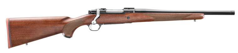 Ruger 67100 Hawkeye Hunter 308 Win 4+1 16.60" Satin Blued Threaded Barrel, Satin Blued Steel Receiver w/Integral Scope Mount, American Walnut Fixed Stock, Right Hand                                   