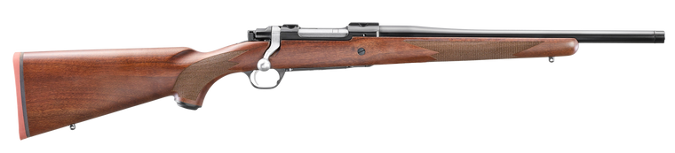 Ruger 67101 Hawkeye Hunter 6.5 Creedmoor 4+1 16.60" Satin Blued Threaded Barrel, Satin Blued Steel Receiver w/Integral Scope Mount, American Walnut Fixed Stock, Right Hand                             