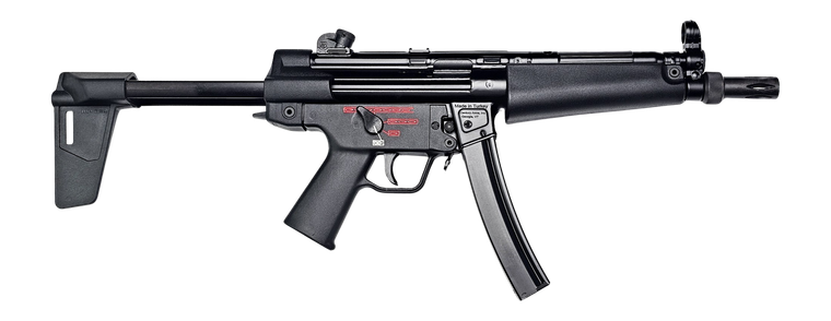 Century Arms AP5 Navy 9mm Luger 30+1 8.50" Manganese Phosphate Threaded Barrel, Black Lacquer Over Manganese Phosphate Steel Stamped Receiver, Pistol Brace, Black Navy Style Grip