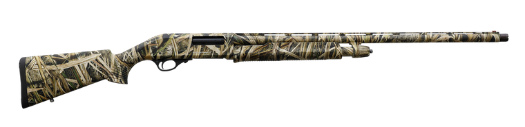 Akkar USA 628 Meat Stick 28 Gauge 28" Pump-Action Shotgun w/ 5 Extended Chokes – Mossy Oak Blades Camo