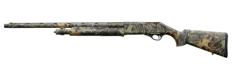 Akkar USA 612 Sharp Spur 12 Gauge 24" Pump-Action Shotgun w/ Extended Chokes - Mossy Oak Obsession Camo