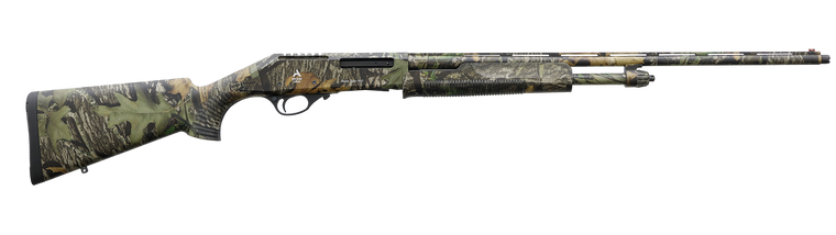 Akkar USA 628 Sharp Spur 28 Gauge 24" Pump-Action Shotgun w/ Extended Chokes – Mossy Oak Obsession Camo