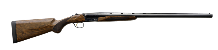 Akkar USA 512 High Noon Elite 12 Gauge 28" Side-by-Side Shotgun w/ 5 Flush Chokes – High Select Walnut