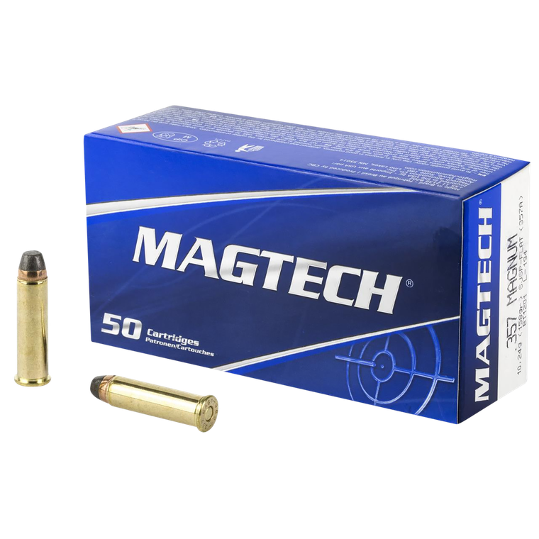 Magtech 357A Range/Training  357 Mag 158 gr Semi Jacketed Soft Point Flat 50 Per Box/ 20 Case                                                                                                           