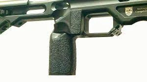 MPA EVG Grip (Enhanced Vertical Grip) Installed