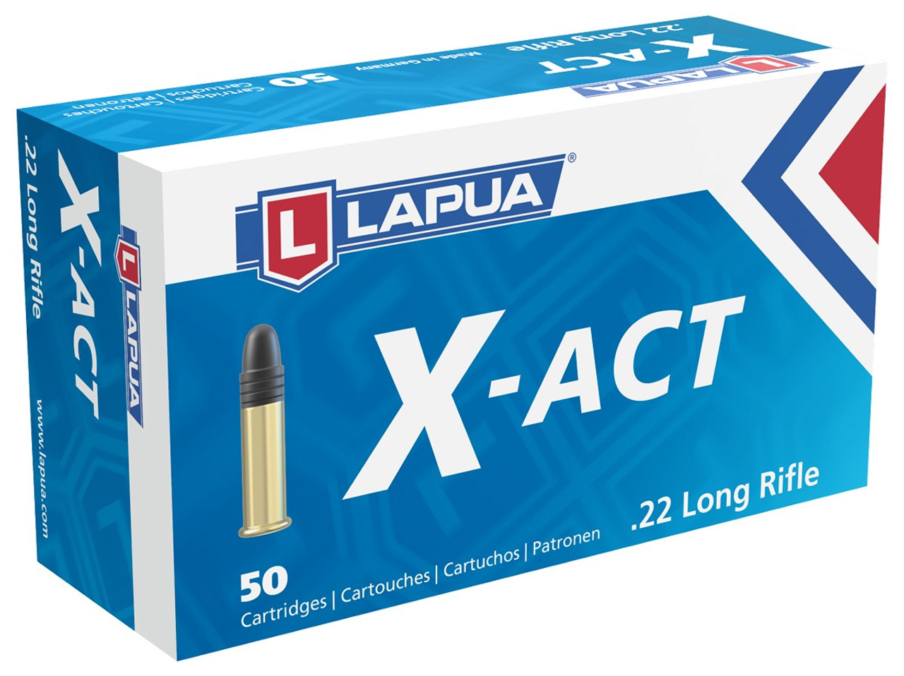 Lapua X-Act .22 LR (500rd)