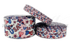 Patriotic Ribbon, Stars Ribbon, July 4th Ribbon, American Ribbon, USA Ribbon, Holiday Ribbon, Lanyard Ribbon, Wholesale Ribbon, PER YARD