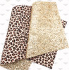 21x29cm (A4 Size 8x11.8"), Cheetah Fabric, Chunky Glitter Synthetic Leather, Double Sided, Gold Glitter Leather,  Animal Print Leather, Synthetic Leather, Faux Leather, Glitter Leather,DIY Leather Bows, 1 Sheet (61)