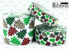 Christmas Ribbon, US Designer Ribbon, Christmas Tree Ribbon, Plaid Trees, Cheetah Trees, Lanyard Ribbon, Hair Bow Ribbon, Wholesale Ribbon, PER YARD