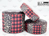 Christmas Ribbon, US Designer Ribbon, Buffalo Plaid Ribbon, Plaid Ribbon, Holiday Ribbon, Cheetah Ribbon, Red Plaid, Lanyard Ribbon, Hair Bow Ribbon, Wholesale Ribbon, PER YARD