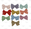 SMALL Hand-Tied Fabric Bows, Eyelet Hair Bows, Lace Bows, NO CLIPS or HEADBANDS, Baby Hair Bows, Toddler, Infant and Newborn Bows, (40)