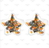 Star Shaker, Polymer Clay Confetti Shaker, Appliqué Shaker, Halloween Shaker, Candy Corn Confetti, Inflated Star Shakers, 1 PC 