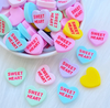 19x17mm, Valentine Resins, Kawaii Resins, Heart Flatbacks, Sweet Heart Resins, Mini Heart 3D Resins, DIY hair bow, Hair Bow accessories, shower decoration, Center, Crafts, charms, 20 PC SET 