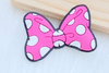 22x32mm, Minnie Mouse Bow Resins, Kawaii Resins, Rubber Flatbacks, Minnie Resins, PINK Bow Resins, DIY hair bow, Hair Bow accessories, shower decoration, Center, Crafts, charms, 20 PC SET