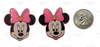 40x37mm, Minnie Mouse Resins, Pink Glitter Resins, Acrylic Resins, Girl Mouse Face Resins, Planar Resins, Badge Reel Resins, Hair Bow Centers, Embellishments, Wholesale Resins, 2PCS(2308)