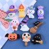 Halloween Flat Back Resin, Cabochon Halloween, Halloween Resins, DIY Flatback Embellishment, Kawaii Resins, Accessories Scrapbooking Craft, Bat, Black Cat, Ghost, Pumpkins, 10PC SET