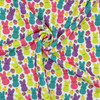 Easter Liverpool Bullet Fabric, Custom Printed, Easter Liverpool Fabric, Peeps Fabric, Bright Peeps Bullet Fabric, Bunny Fabric, Holiday Fabric, Textured Printing, Waffle Stretch Fabric, Baby Head Wrap, Headbow, Knit Fabric