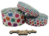 Designer Ribbon, LV Ribbon, Louis Ribbon, Spring Floral Ribbon, Rainbow Vuitton Ribbon, Lanyard Ribbon, Hair Bow Ribbon, Wholesale Ribbon, PER YARD