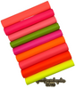 21*29cm, Summer Neon, Solid Fluorescent Leather, Neon Color Faux Leather Sheets, Felt Backing, Solid Color Synthetic Leather, Neon Leather, DIY Making Bows, Earrings, Bags, 1SHEET