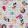  9x11", Boujee Mickey Synthetic Leather, Custom Printed Leather, Chanel, Dior, LV, Gucci, Fashion Designer Leather, Key FOB Faux Leather, Vinyl, Glitter, Patent, Litchi, DIY Hair Bows, 1 Sheet