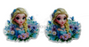 34x35mm, Frozen Resins, Princess Resins, Elsa Resins, Floral Resin, Badge Reel Resins, WDW, Decorative Embellishments, Flat Back Resins, Hair Bow Centers, Cabochons, Resins, Wholesale Resins, 2PCS (2654)