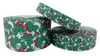 St. Patrick's Day Ribbon, Shamrock Ribbon, Polka Dot Shamrocks, Pink Bows, Holiday Ribbon, Hair Bow Ribbon, PER YARD