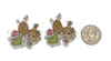40mm, The Grinch Resins, Cindy Lou Who Resins, Planar Resins, Badge Reel Resins, Max Resins, Christmas Resins, Embellishments, Resins, Flat Back Resins, Hair Bow Centers, Cabochons, Wholesale Resins, 2PCS (2726)