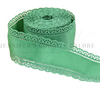 1.5", Scalloped Edge Ribbon, KELLY GREEN, Lace Edge Ribbon, 1 YARD