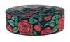 7/8", Red Roses Ribbon, Floral Ribbon, Valentine Ribbon, 1 ROLL