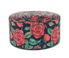 1.5", Red Roses Ribbon, Floral, Holiday Ribbon, 1 ROLL
