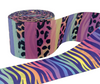 3", Cheetah Ribbon, Zebra, Double Sided, 1 ROLL