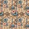 (bluefloralLV) 9x12", Floral LV Leather, Boujee Leather, LV leather, DIY Leather Hair Bows, Vintage, Key FOB Leather, Synthetic Leather, Litchi, Vinyl, Patent, Glitter, 1 SHEET
