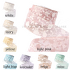 48mm (1.9"), Lace Ribbon, Hallow Lace, Lace Trim, Pastel Lace, Floral Lace, Hair Bow Accessories, Polyester, Lace, PER YARD