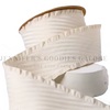 1.5", Ruffle Edge Twill Fabric Ribbon, Ruffle Ribbon, IVORY, Polyester, Hair Bow Ribbon, Sewing Ribbon, Garment Ribbon, 1 YARD