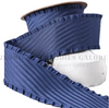 1.5", Ruffle Edge Twill Fabric Ribbon, Ruffle Ribbon, NAVY, Polyester, Hair Bow Ribbon, Sewing Ribbon, Garment Ribbon, 1 YARD