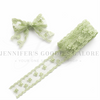 1.5", Lace Trim, LIGHT GREEN, Lace, Coquette Bow Lace, Embroidery, Ribbons For Wedding Decor, DIY Bows, Craft, Sewing Supplies, 2 YARDS