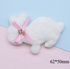 62x50mm, Easter Bunny Felts, Bunny Appliques, Felts, Bunny Rabbit, Easter Appliques, Holiday Felts, Felt Back, Wholesale Felts, 1 PC