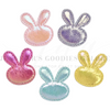 40x45mm, Metallic Bunny Appliques, DIY Headwear, Hair Clips, Decor, Clothes, Hat, Shoes, Easter Felts, Bunny Appliques, 1 PC