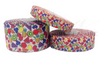 Fruit Ribbon, Summer Ribbon, Strawberry, Pineapple, Grapes, Cherries, Hair Bow Ribbon, Craft Ribbon, Wholesale Ribbon, PER YARD