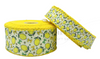 Lemon Ribbon, Moonstitch Ribbon, Yellow Edge, Fruit Ribbon, Hair Bow Ribbon, Wholesale, PER YARD