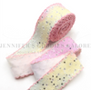 1.5", Pastel Ribbon, Moonstitch Ribbon, Sequin Ribbon, Tie Dye Ribbon, Hair Bow Ribbon, Wholesale, 4-1/2 to 5 YD Rolls