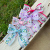 1.5", Floral Grosgrain Ribbon – Lace Edge Flower Print Ribbon – Spring Pastel Ribbon – Craft Ribbon – Hair Bow Ribbon, PER YARD